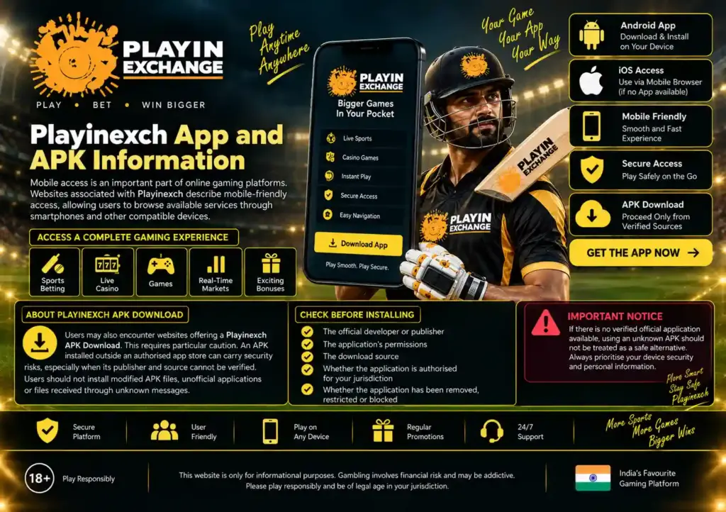 Playinexch App and APK Information
