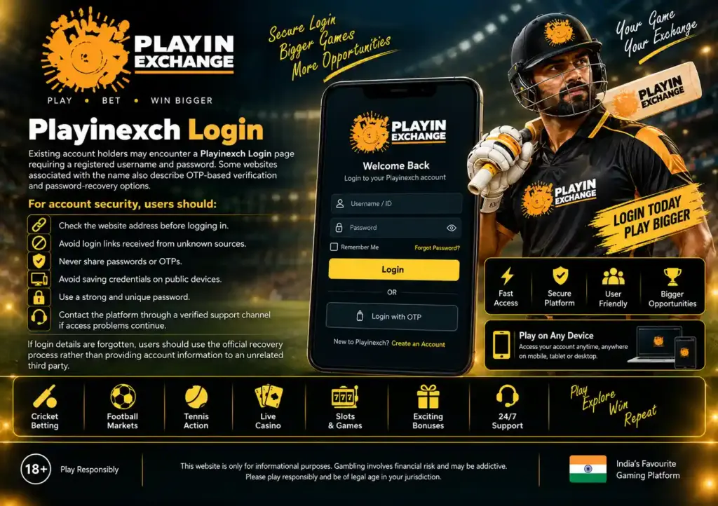 Playinexch Login
